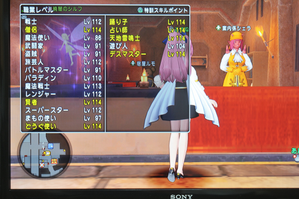 ドラクエ１０職業レベル
