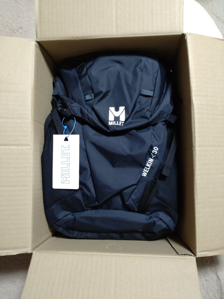 MILLETの登山用ザック